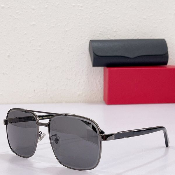 

new square frame menfolk feminine sunglasses ct0697 business designer feminine summer eyeglasses outdoor uv protection original box, White;black