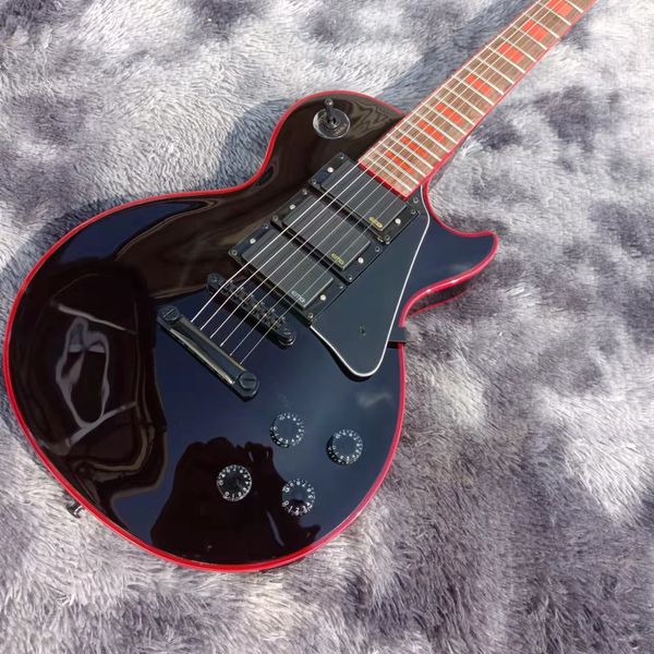 

2022newoem 6 string electric guitar, 3 pickup guitars, red edge binding, delivery