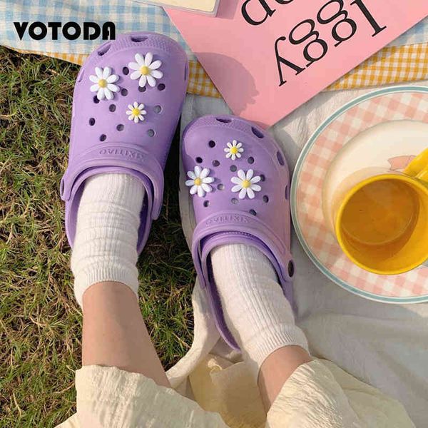 

nxy sandals women beach slippers girl eva hole outdoor leisure flat woman home cute garden flip flops ladies charm diy slides 0528, Black