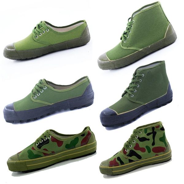 Ao ar livre Tactical Low-Top Sapatos de Esportes Casuais para Camuflagem Desgaste Trabalho de Treinamento de Proteção Libertação com Trabalhadores Deslizantes Desgaste Lona Sapatilhas Homens Mulheres