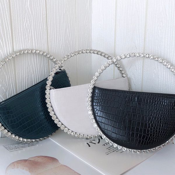 

spring and summer studded round tote bag hundred with ins niche dinner bag