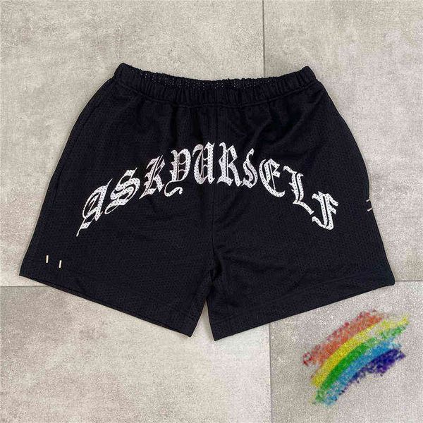 

askyurself mesh shorts men women askyurself sanskrit print shorts breathable breechest220721, White;black