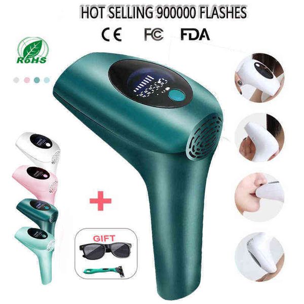 Epilador pisca a laser fotoepilador LCD Remoção de cabelo Departamento doméstico Homens e mulheres Facial Parts Prives Shaving 0621