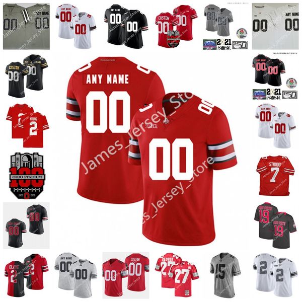 

11 jaxon smith-njigba jersey 7 c.j. stroud 74 donovan jackson 6 taron vincent 76 harry miller 11 tyreke smith 88 jeremy ruckert custom ohio, Black