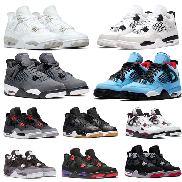 

4 4s men women basketball shoes trainers designer sneakers sports high og military black cool grey oreo