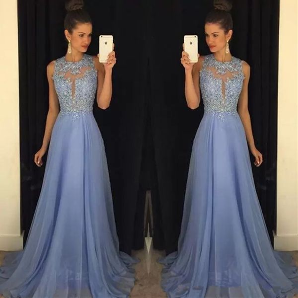 

lavender chiffon lace beads a line prom dresses jewel neck floor length elegant party evening gowns bridesmaid, Black;red