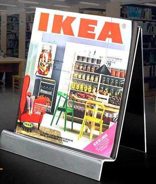 A4 Akrilik Masa Kitabı Dergisi Literatür Ekran Raf Tablosu Raf Depolama Dosyası Ducument Menü Stand Kağıt Poster Çerçevesi Tutucu