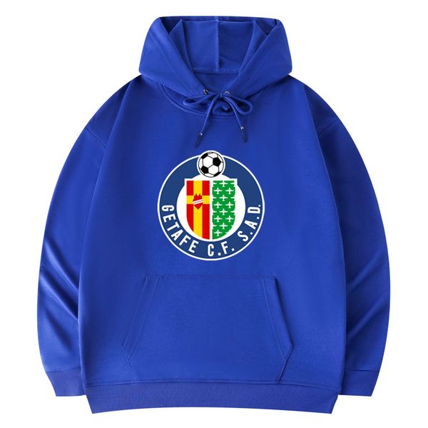 

getafe soccer hoodies outdoor jackets men tracksuits sweater sports winter mens hooded football training jacket tracksuit sweatshirts pullov, Blue;black