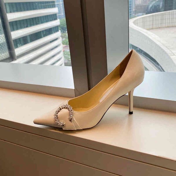 

dress shoes saresa white smooth leather shoes 85mm pumps stiletto heels bridal crystal studded buckle women luxury designers shoe ladies kt2, Black