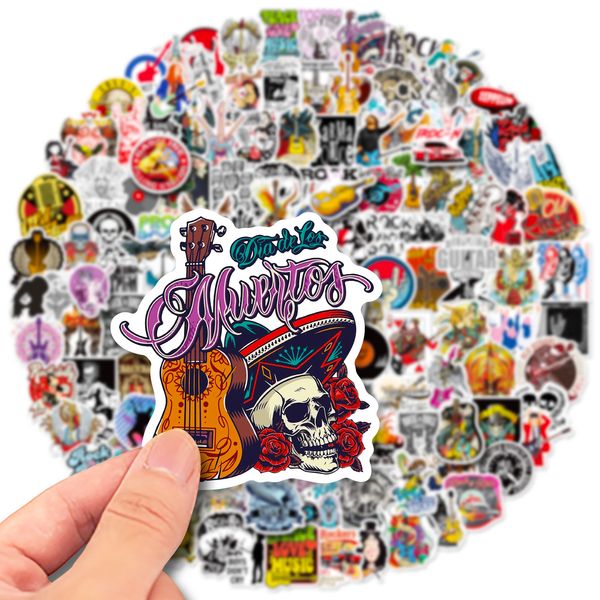 

50pcs 200pcs graffiti skateboard stickers rock music for car helmet pencil case diary phone lapplanner decoration book album kids toys diy d