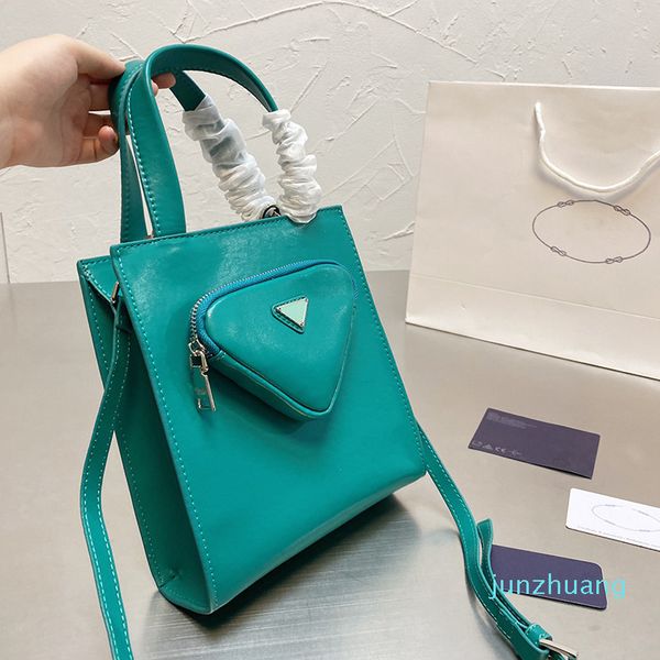 

designer- women tote shoulder bag triangle pocket totes handbags woman leather small shopping crossbody handbag luxurys bags