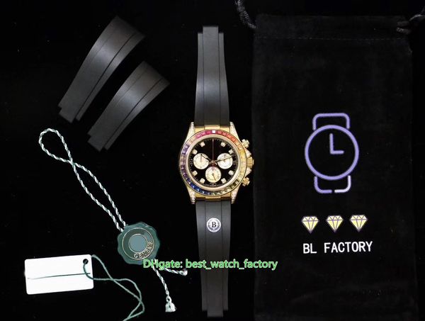 Orologio da uomo 8 Style Super Factory CAL.4130 Movimento 40mm 116599 116598 116595 RBOW Diamond Gem Orologi Cronografo Workin Orologi da polso meccanici automatici da uomo