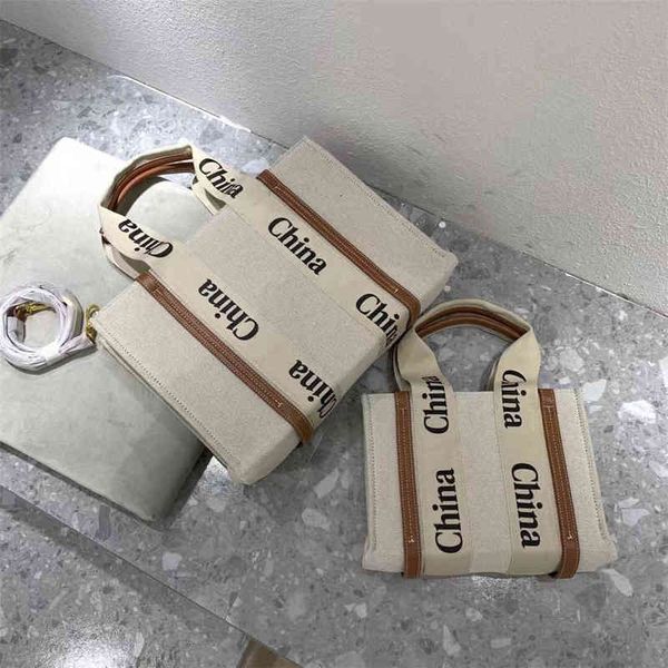 

fashion canvas handbag with one shoulder tote bag