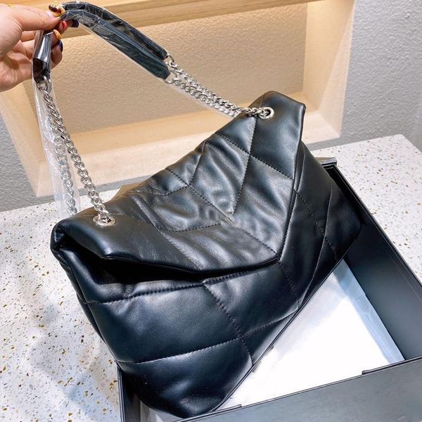 

women shoulder bags women large totes classic letter diamond quilted flip messenger bag soft gold chain handbag