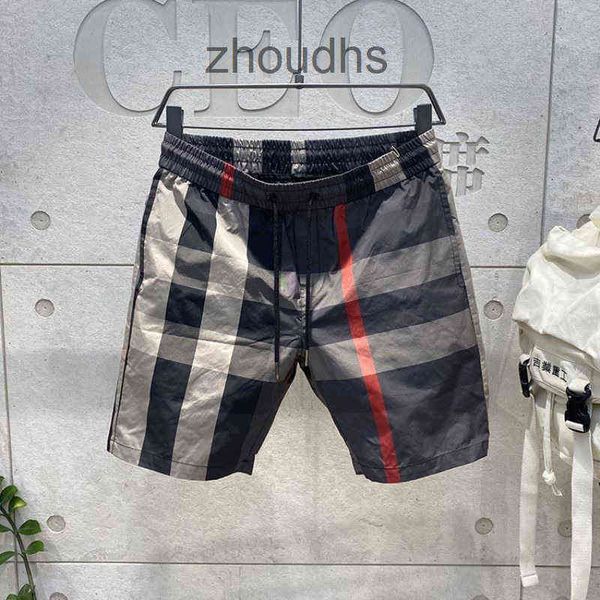 

2022 brand classic b br shorts and pants men's summer 2022 new fast drying korean trend beach pants slim casua jzuv, Black