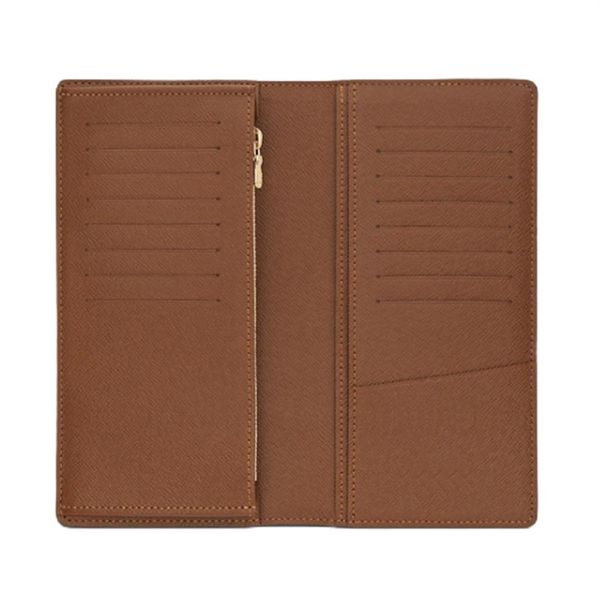 

fashion women clutch wallet pu leather wallet single zipper wallets lady ladies long classical purse with orange box card m62665189k, Red;black