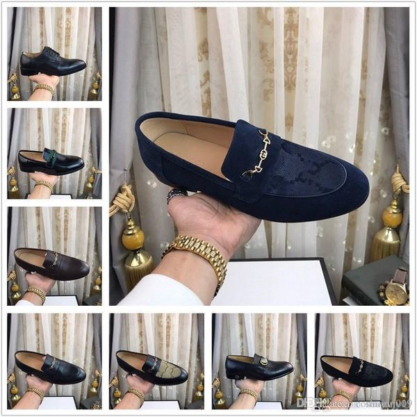

yy 2021 luxury comfortable casual business mens shoes spring and autumn breathable wear-resistant men's british leather shoes designer, Black