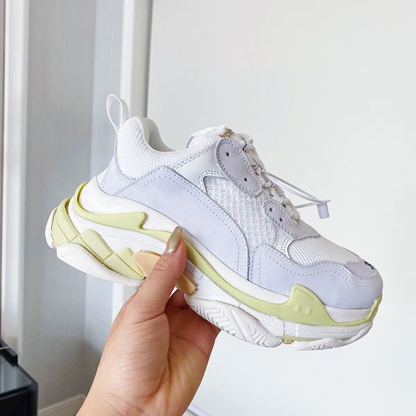 

ladies sneaker casual sports running shoes genuine leather luxury couple dad shoe chunky sneaker 6-layer outsole