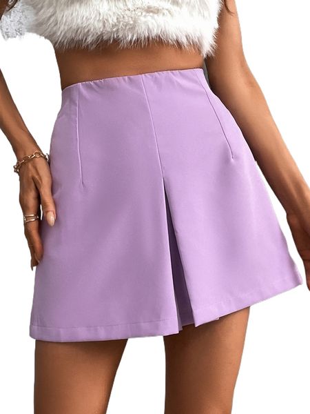 

high waist plicated detail shorts c7jn#, White;black