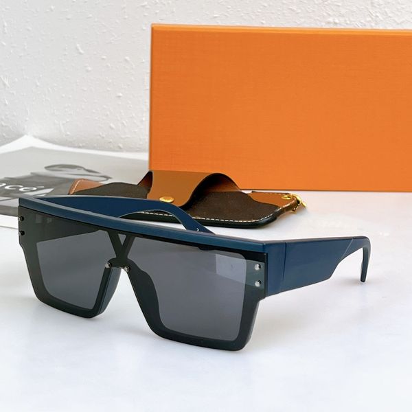 

sunglasses for men and women summer style 1583 anti-ultraviolet retro shield lens plate invisible frame fashion eyeglasses random box, White;black