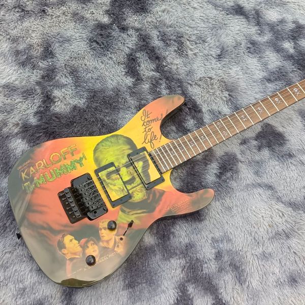 

2021electric guitars,kirk hammett metallic kh2 m-ii mummy karloff tlmummy