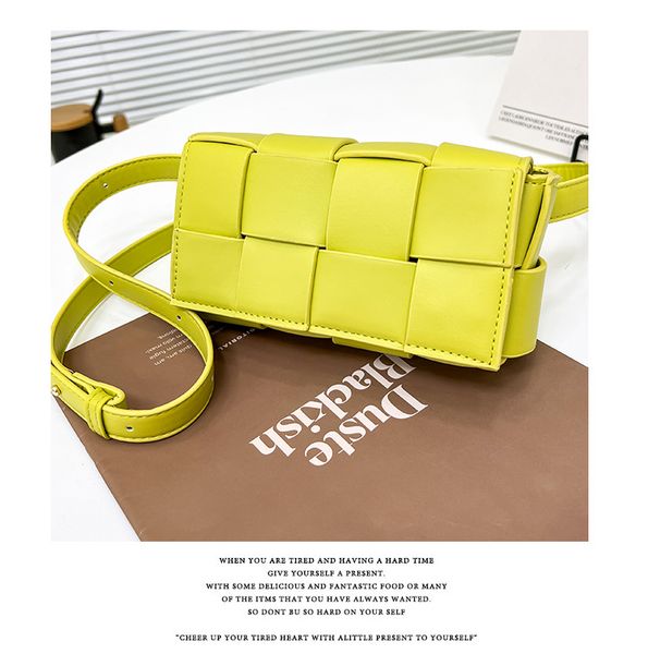 

design woven pillow shaped bag women's fashion single shoulder messenger bag