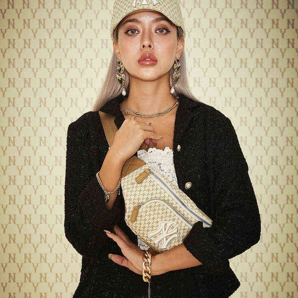 

50% discount bags mlb men's and women's chest old flower waist ny single shoulder messenger bag leisure spring and summer new wome