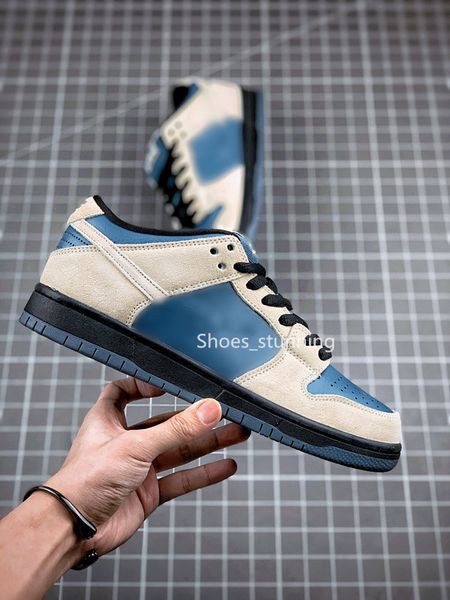 

mens skateboard shoes sb dunks low pro thunderstorm colorway light cream thunderstorm skateboarding leisure shoe outdoor sneakers size 36-47