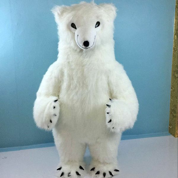 

mascot doll costume 2m inflatable costume polar bear mascot advertising suitable 1.6m to 1.8m halloween party game dress outfits xmas, Red;yellow