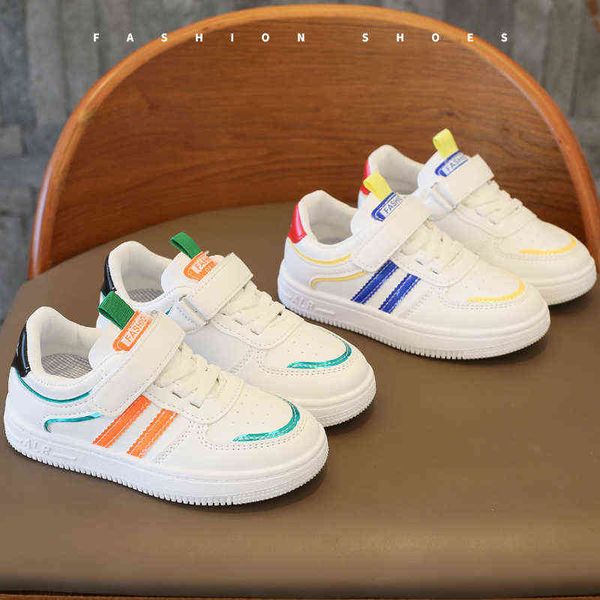 

boys sneakers breathable summer new versatile assorted 2022 cute girls kids fashion non-slip school sport shoes children g220527, Black;red