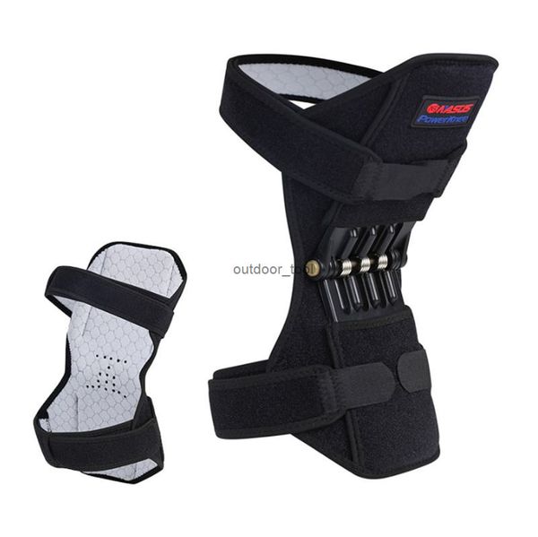 Soporte articular Rodillera Transpirable Antideslizante Power Lift Pads Potente resorte de rebote Sport Force Booster