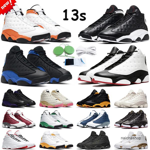 

13s french blue basketball shoes men women jumpman 13 retro playoffs history of flight altitude mens trainer sneakers