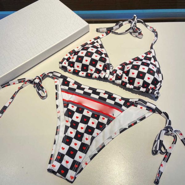 

2022 new bikini suit halter triangle leggings split body swimsuit three point instagram women's swimsuit super white holiday, White;black