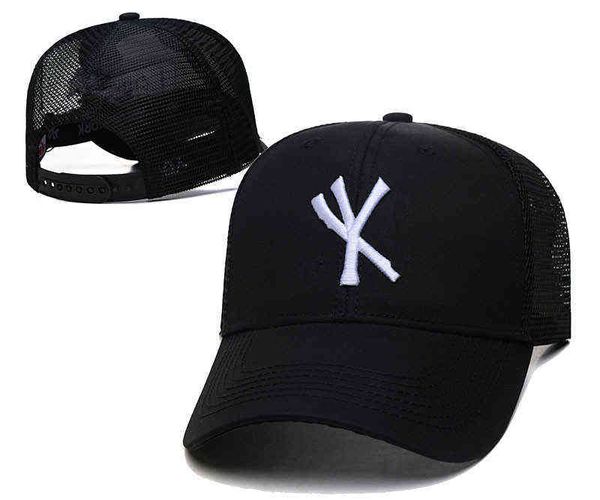 2022 Fashion NY Snapback Baseball Caps Viele Farben Peaked Cap New Bone Verstellbarer Schnappschüsse Sport Hüte für Männer und Frauen gemischte Ordnung B6