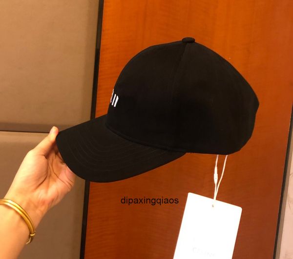 

ball caps balencaigass letter printed european and american paris fashion pure cotton cap baseball black white four seasons men's women, Blue;gray