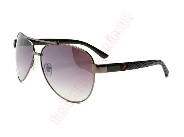 Высококачественные металлические пилотные дизайнерские бренды Drive Sunglass Women Monogrames Солнцезащитные очки.