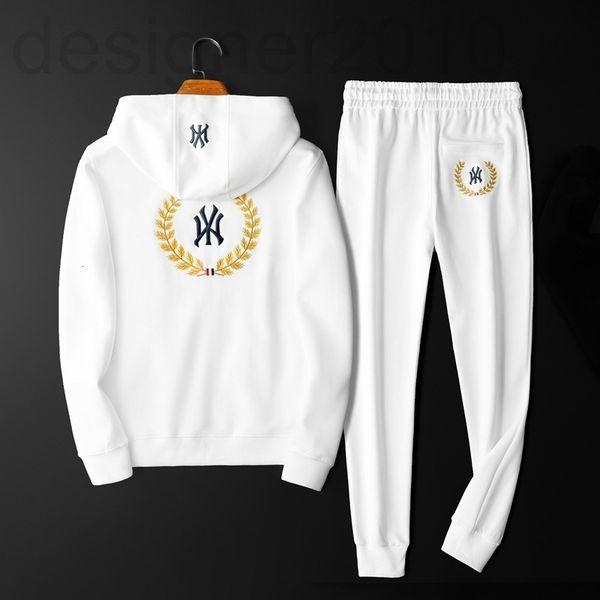 

men's tracksuits designer 2022 spring new men's leisure sports suit hooded slim fit cardigan bodyguard pants two piece set, Gray