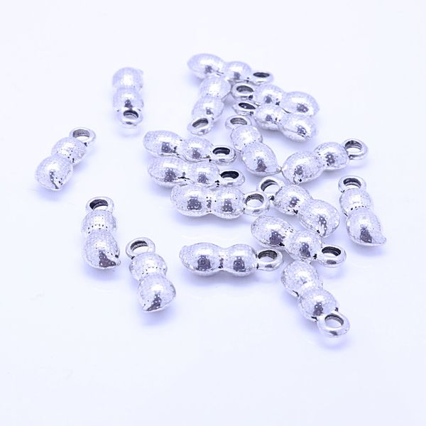

white k peanut necklace bracelet pendant diy jewelry accessories, Silver
