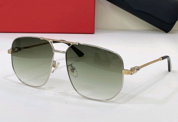 

classic pilot sunglasses gold green gradient men sun glasses shades uv400 protection with box, White;black