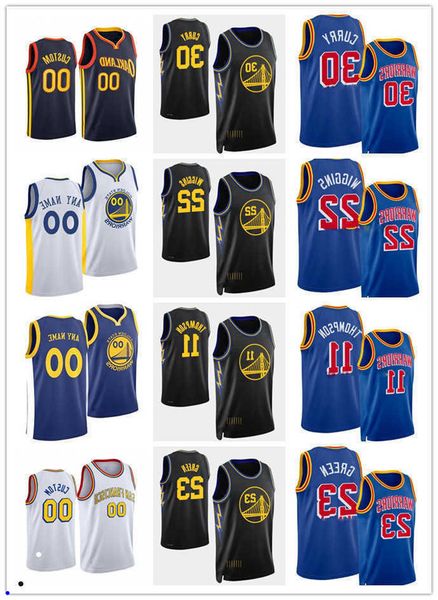

75th custom basketball jerseys men women youth stephen 30 curry draymond 23 green andrew 22 wiggins klay 11 thompson 3 poole 00 jonathan kum, Black;red