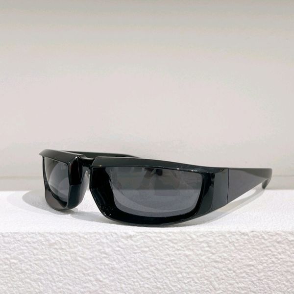 Черные серо -серого щита солнцезащитные очки для мужчин, женщины, унисекс 25, спортивные очки оттенки UV400, в коробке с коробкой