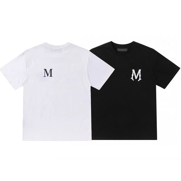 

summer mens designer t shirt casual man womens tees with letters print short sleeves sell luxury men hip hop clothes paris, White;black