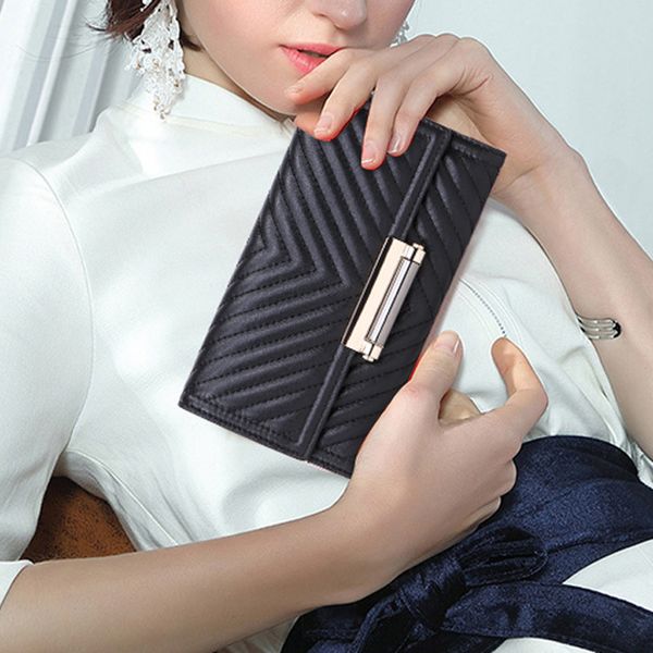 

new design leather embroidered women luxury purse evening bags