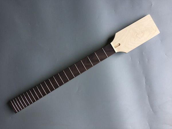 

maple guitar neck 22fret 25.5inch rosewood fretboard no inaly paddle head #d30