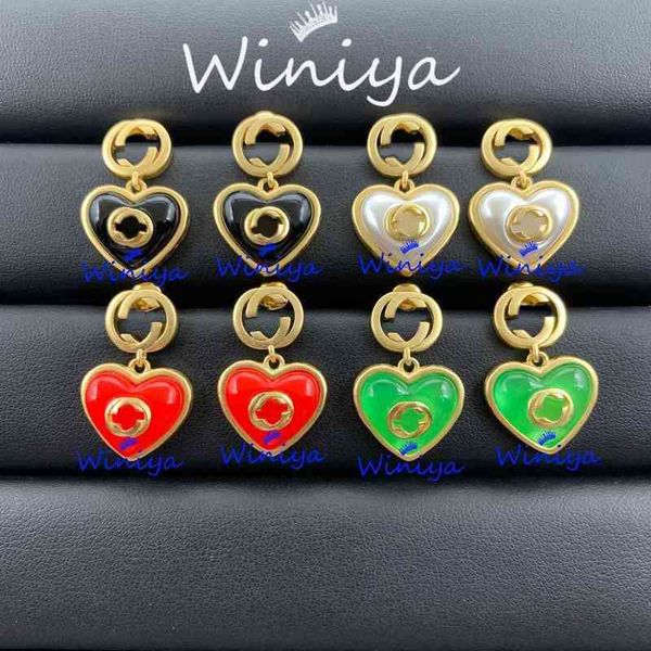 

factory outlet earrings new letters love tassel personalized fashion trend simple earrings, Golden