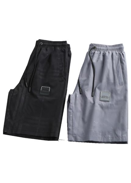 

2021 new arrival summer beach shorts mens shorts fitness bodybuilding breathable quick drying short gyms men casual joggers knee leng 4xl10, White;black