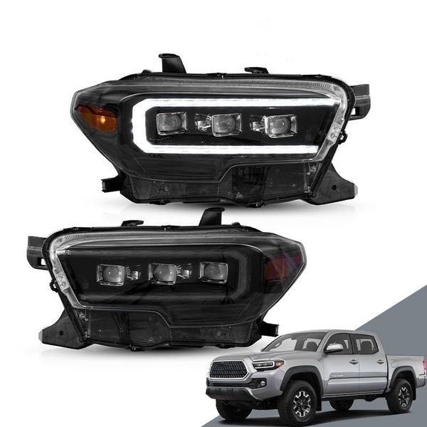 Auto LED Scheinwerfer Für N300 Toyota TACOMA Kopf Licht Nebel Parkplatz Lauf Start Up Animation Streamer Front Lampe