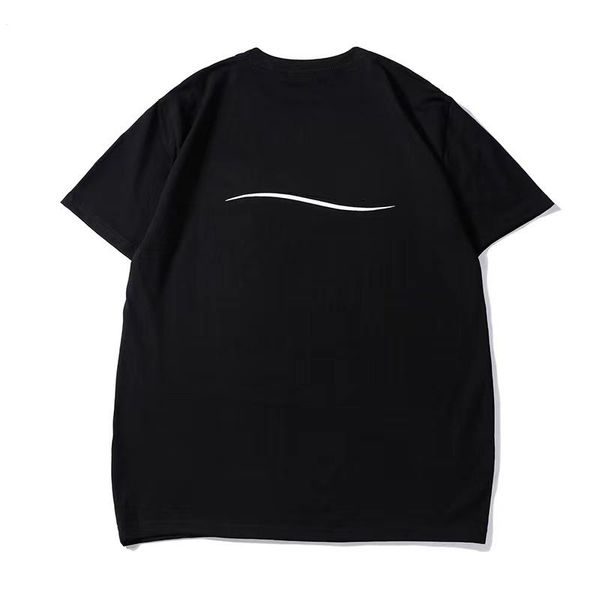 

20ss designer t shirt summer short sleeve waves men women lovers luxury t-shirts fashion senior pure cotton size s-2xl, White;black