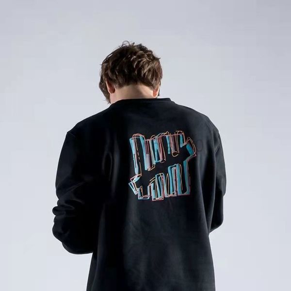 

22sss designer undefated hoodie vintage black white luxe autumn winter fashion plush thick round neck sweater men women unbeaten loose large