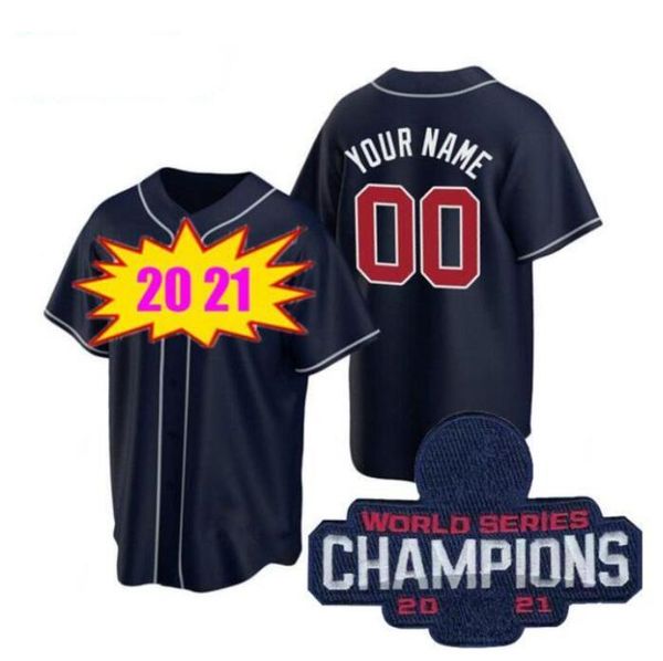 

custom baseball jerseys 28 olson 7 swanson 1 albies 40 soroka 10 jones 3 murphy 31 maddux 5 an 20 ozuna mens women youh, Blue;black